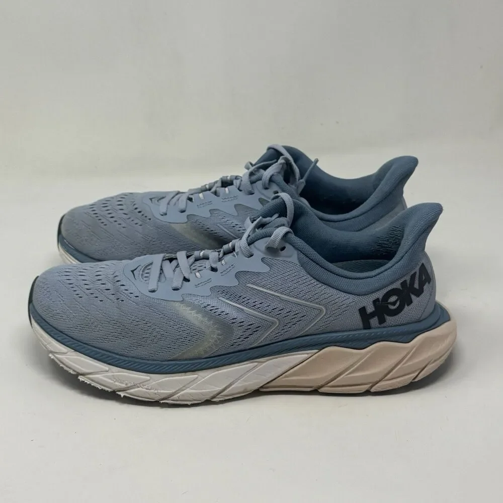 Hoka One One Arahi 5 Sneakers Shoes Womens 10 Blue Running Lightweight